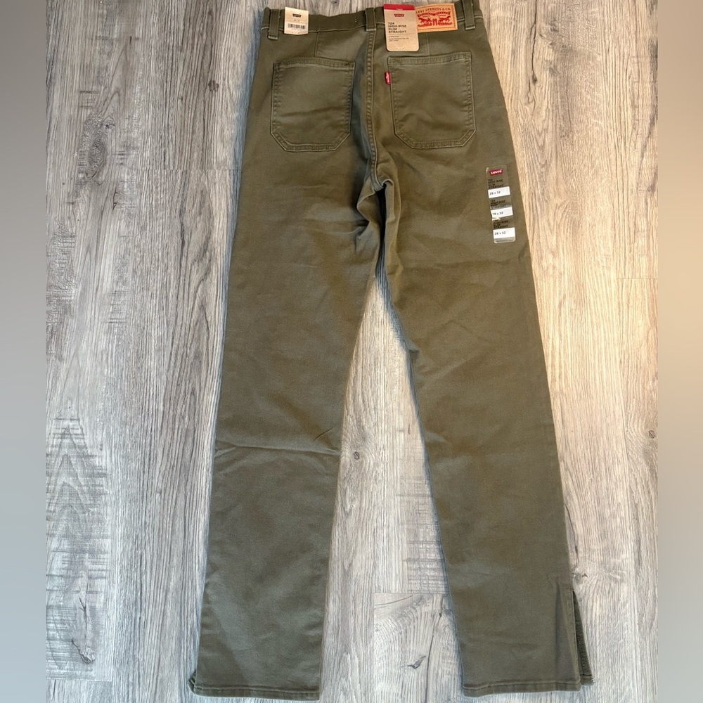 Levi's Women's High Rise Tailored 724 Slim Straight Size NWT - Picture 13 of 15